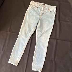 True Religion Jenine mid rise skinny super T curvy jeans - Like new sz 28